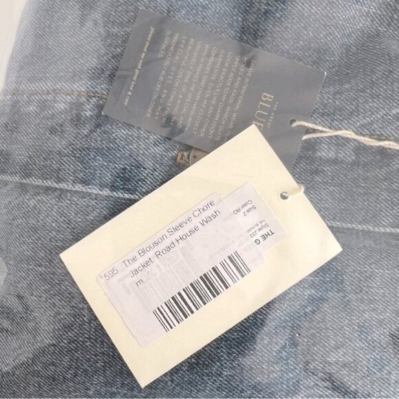 🩷 THE GREAT. - Women's The Blouson Sleeve Chore Jacket. Size: 2. NWT. (1766) - Picture 5 of 7